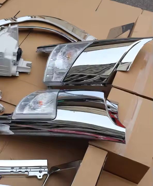 High Quality Chromed Truck Body Part Body KitHeadlight Wheel Eyebrow Grill Rear View Mirror Turn Headlamp Included for Isuzu NPR