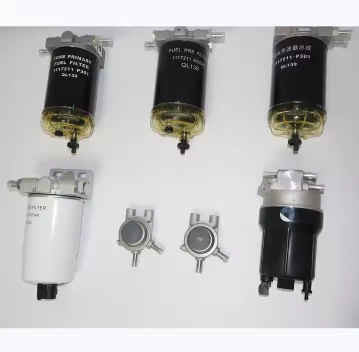 High Quality 8972875182 Fuel Filter Assembly 89728-75182 Oil Water Separator for Isuzu NPR 4HK1Truck Diesel