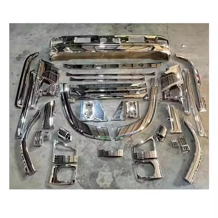High Quality Japanese Truck Chrome Body Kits Spare Parts for Isuzu NPR 150 NQR 175 NMR 130 NLR 130 700P ELF ACROSS